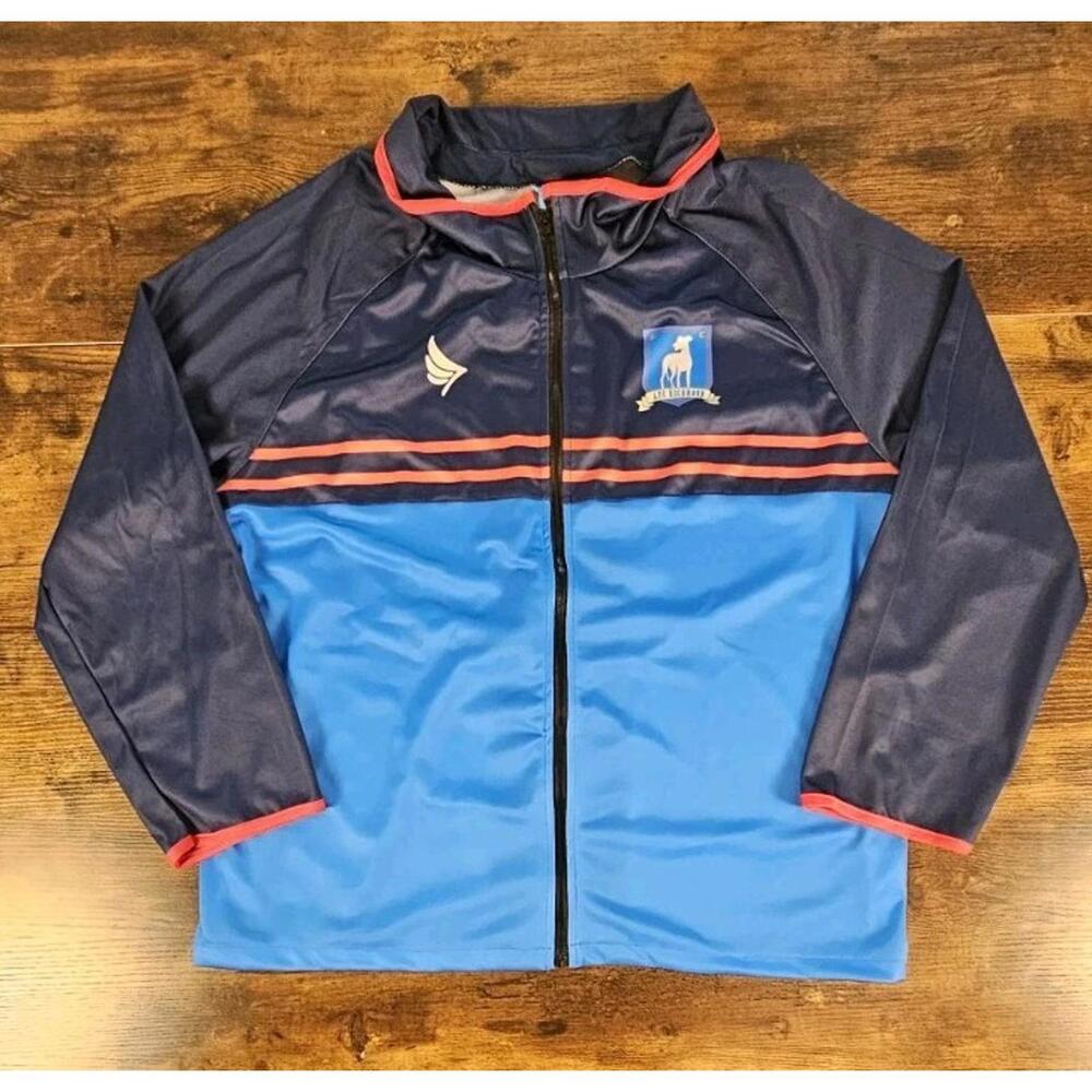 Ted Lasso Jacket Mens Extra Large AFC Richmond Soccer Football Blue Full Zip